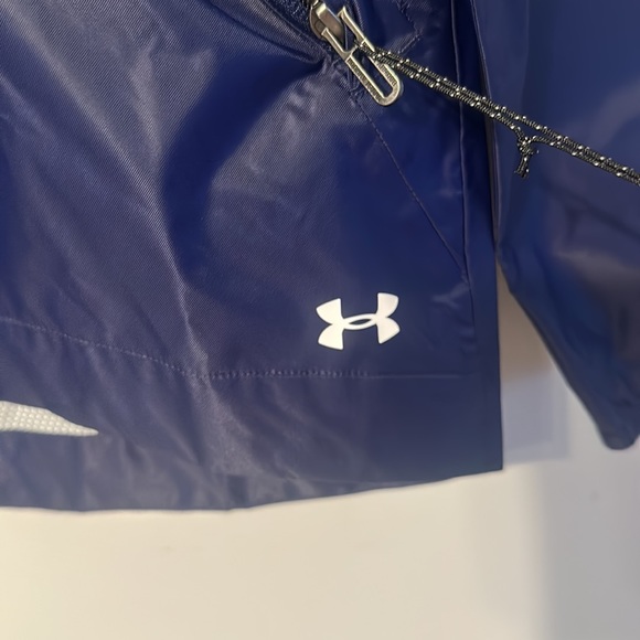 NEW women’s Under Armour XS Cloud Shell Jacket Midnight Navy Blue Waterproof - Picture 8 of 13